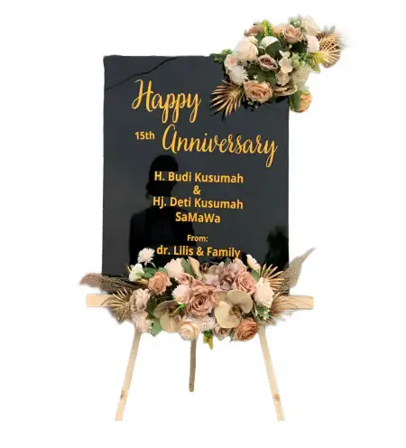 Papan Bunga Akrilik flores timur