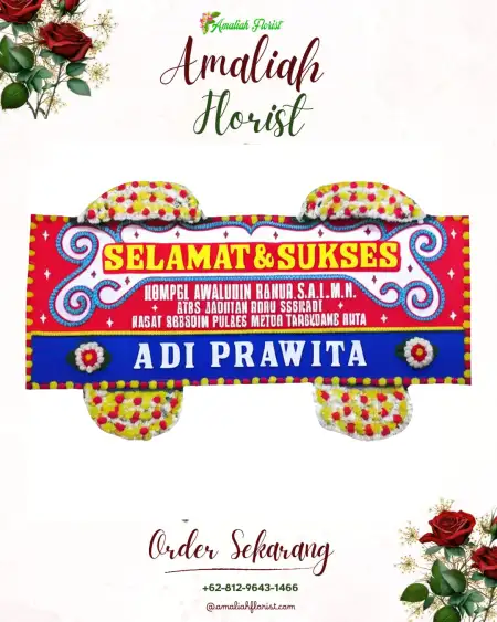 Papan Bunga Ucapan Selamat flores timur